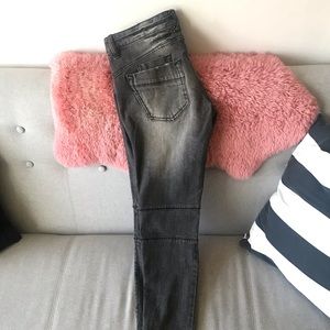 Lip service black faded jeans